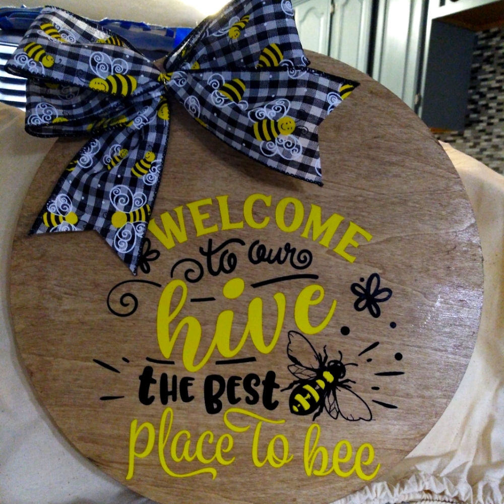 Wood sign